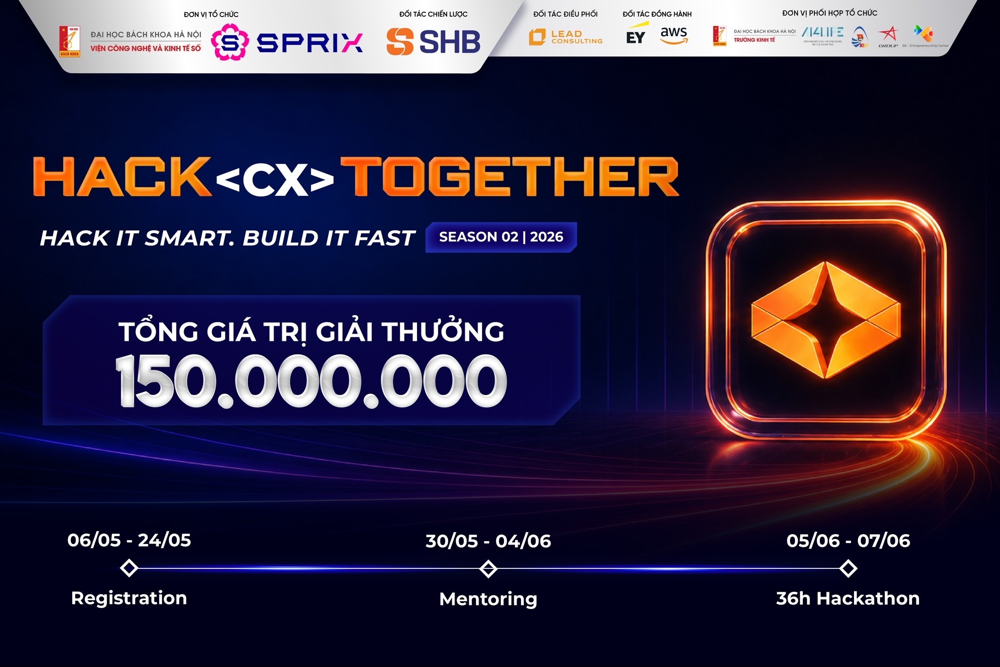 undefined SHB đồng hành cùng Hack (CX) Together 2026, dẫn lối tài năng trẻ bứt phá trong kỷ nguyên số