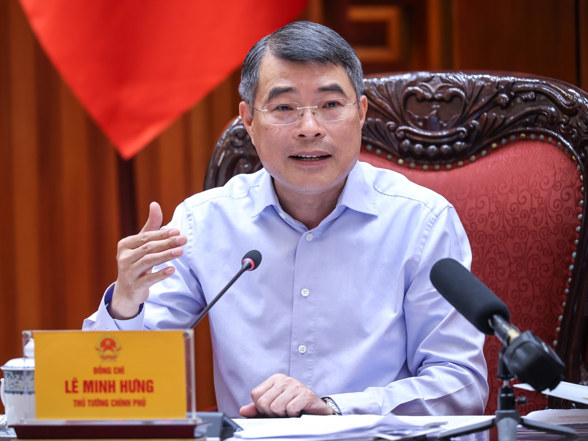 Thủ tướng khẳng định chủ trương của Đảng về phát triển Trung tâm tài chính đã rất rõ - Ảnh: VGP/Nhật Bắc
