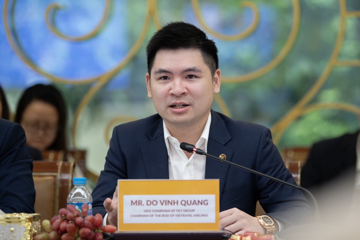 Phó Chủ tịch HĐQT Tập đoàn T&T Group Đỗ Vinh Quang khẳng định, bất động sản là mắt xích quan trọng trong hệ sinh thái đa ngành của T&T Group. Phó Chủ tịch HĐQT Tập đoàn T&T Group Đỗ Vinh Quang khẳng định, bất động sản là mắt xích quan trọng trong hệ sinh thái đa ngành của T&T Group.