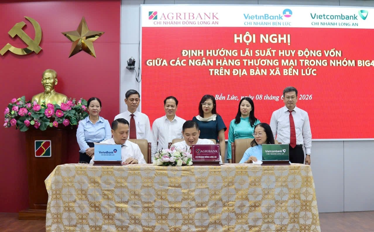 Nhóm ngân hàng Big4 tại Đồng Tháp và Tây Ninh cam kết ổn định lãi suất cho vay