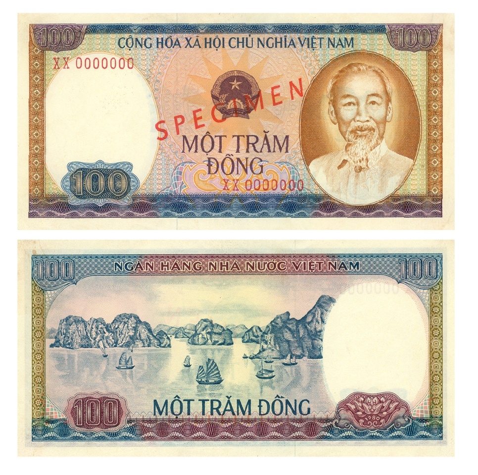 Ảnh 3.3.17. Tiền giấy 100 đồng, 1980 (Seri chữ lớn)