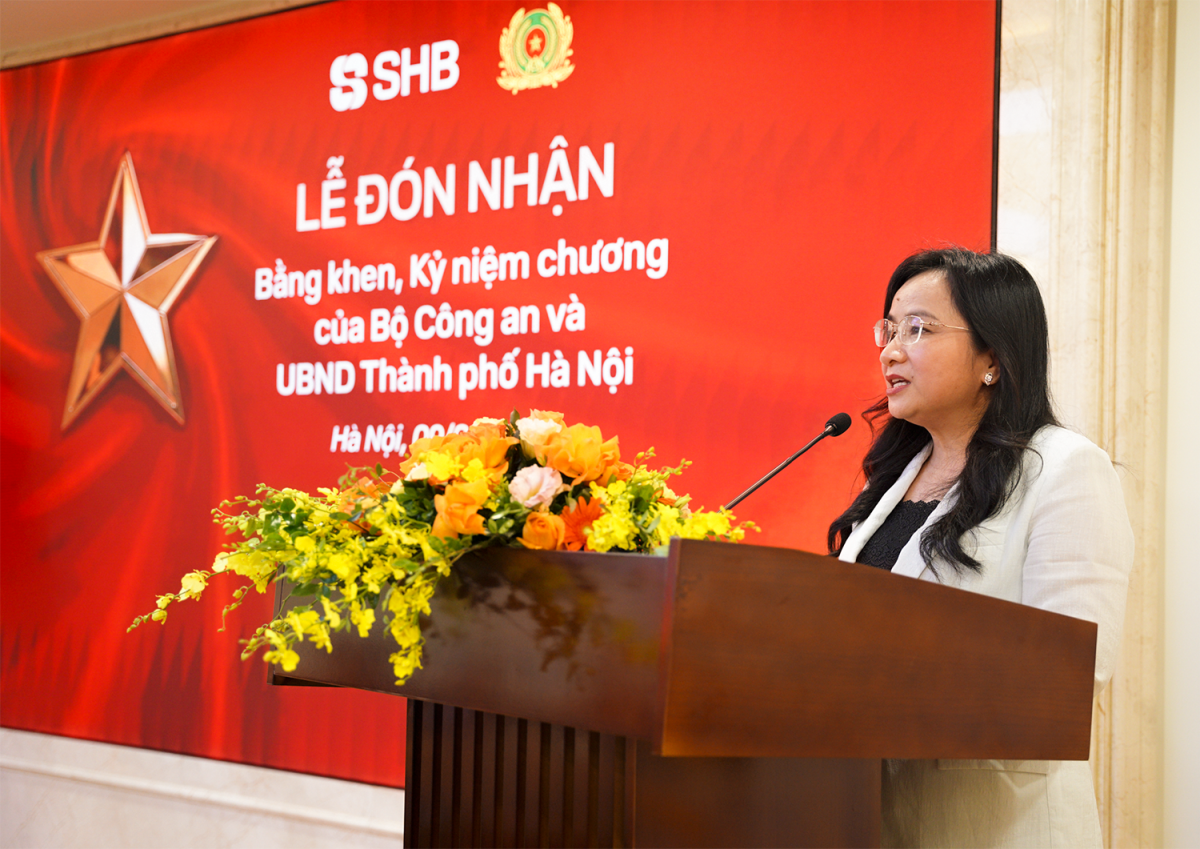 Bộ Công an tặng Bằng khen cho SHB Bộ Công an tặng Bằng khen cho SHB