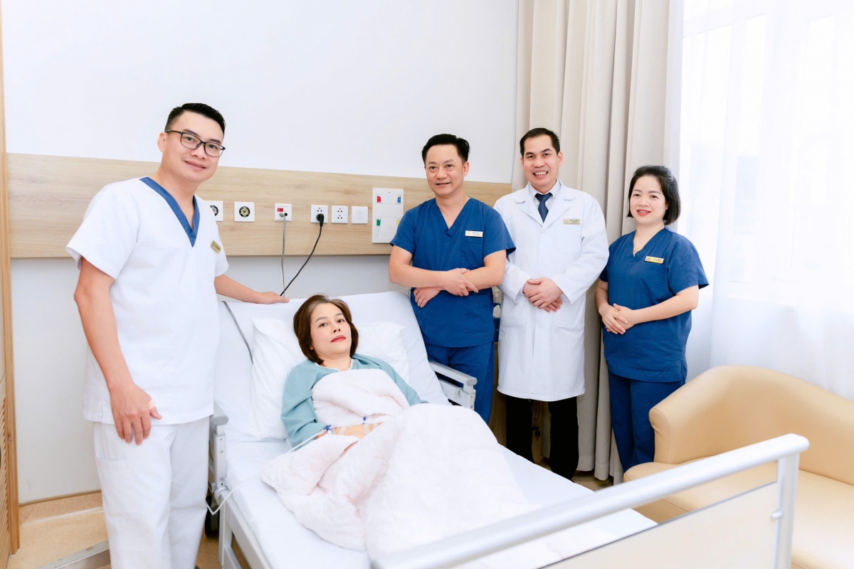 Bệnh nhân phục hồi tốt, ra viện chỉ sau một ngày điều trị.