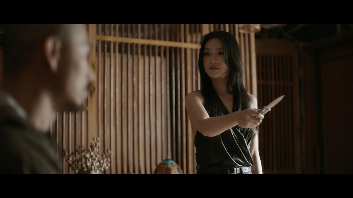 Diễn viên Cù Thị Trà trong phim “Lửa trắng”