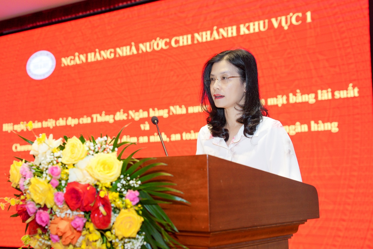 NHNN Khu vực 1 quán triệt chỉ đạo của Thống đốc về giảm mặt bằng lãi suất và phổ biến công tác bảo đảm an ninh, an toàn hoạt động tiền tệ NHNN Khu vực 1 quán triệt chỉ đạo của Thống đốc về giảm mặt bằng lãi suất và phổ biến công tác bảo đảm an ninh, an toàn hoạt động tiền tệ