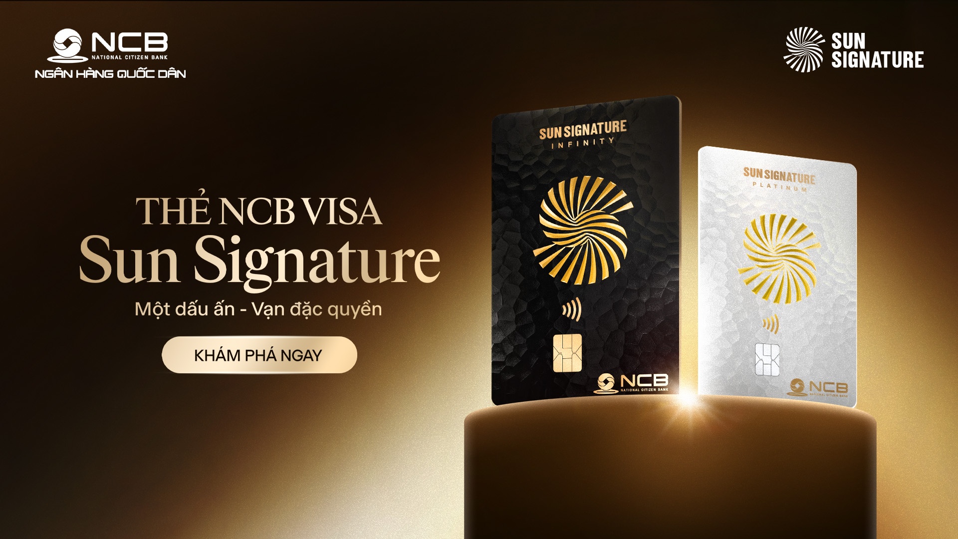 Hội viên Sun Signature đủ điều kiện có thể đăng ký phát hành thẻ visa NCB ngay trên ứng dụng NCB iziMobile Hội viên Sun Signature đủ điều kiện có thể đăng ký phát hành thẻ visa NCB ngay trên ứng dụng NCB iziMobile