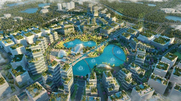 Phối cảnh dự án Khu Công nghệ cao Sinh học Hà Nội