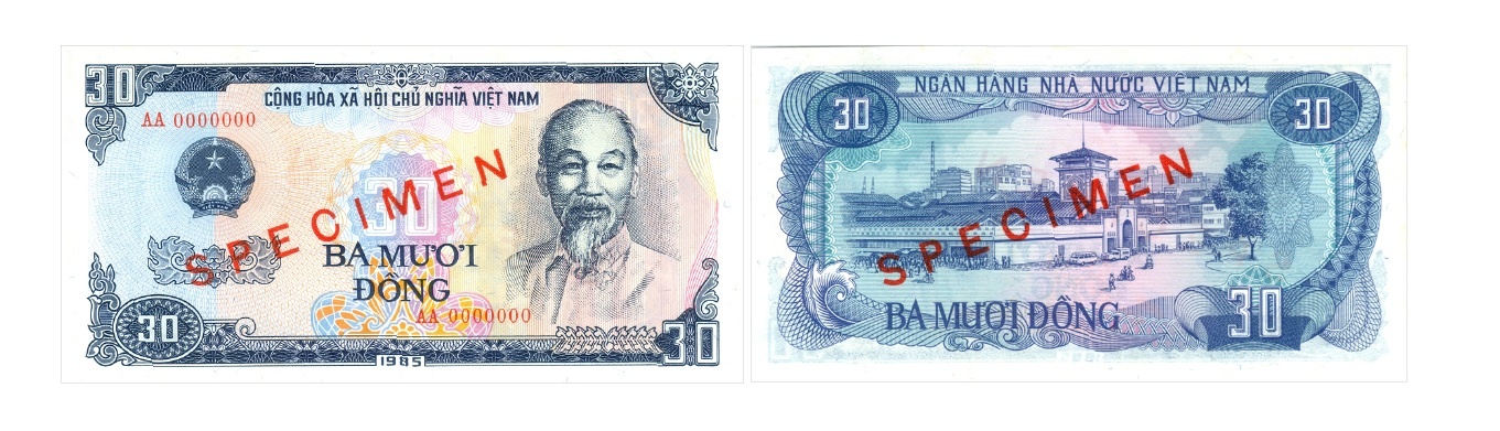 Ảnh 3.3.24. Tiền giấy 30 đồng, 1985