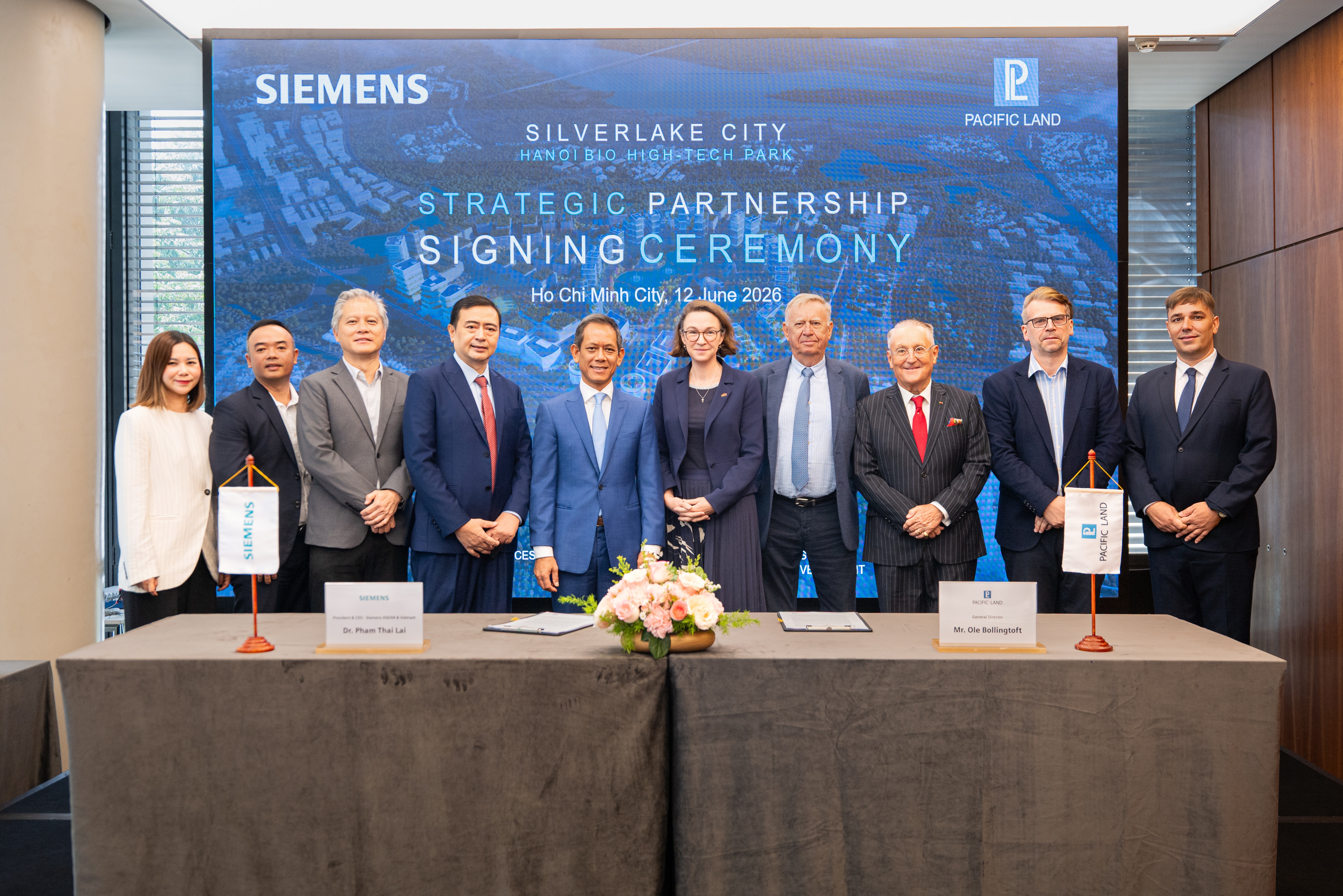 Siemens và Pacific Land hợp tác phát triển đổi mới sáng tạo bền vững tại Việt Nam