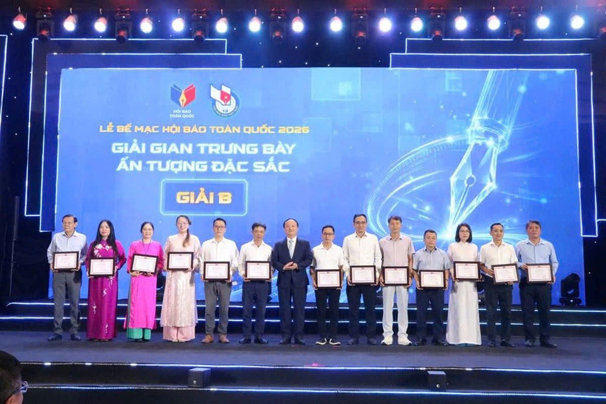 Liên Chi hội Nhà báo ngành Ngân hàng đã giành giải B Gian trưng bày Ấn tượng đặc sắc