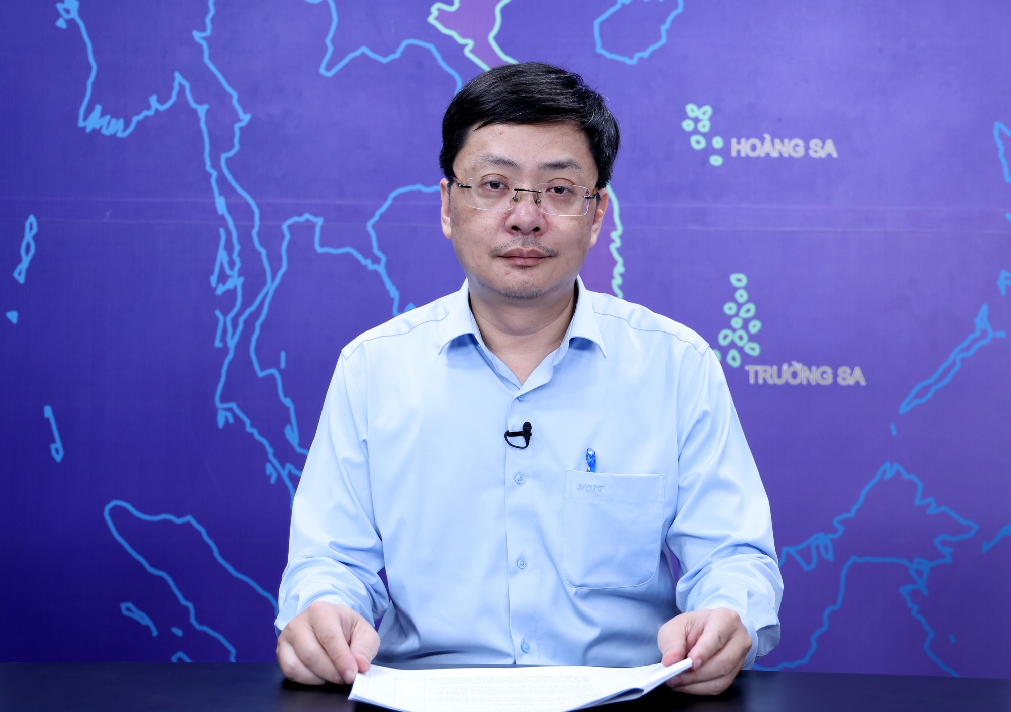Ông Đặng Hải Dũng, Phó Cục trưởng Cục Đổi mới sáng tạo, Chuyển đổi xanh và Khuyến công (Bô Công Thương) tại Tọa đàm - Ảnh: VGP/Đức Tuân