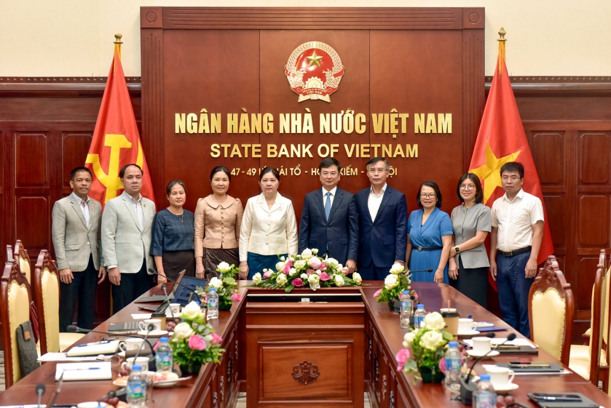 Phó Thống đốc Phạm Thanh Hà phát biểu tại buổi làm việc