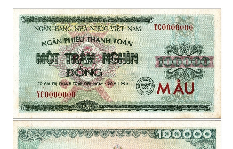 Ngân phiếu thanh toán (1992 - 2002)