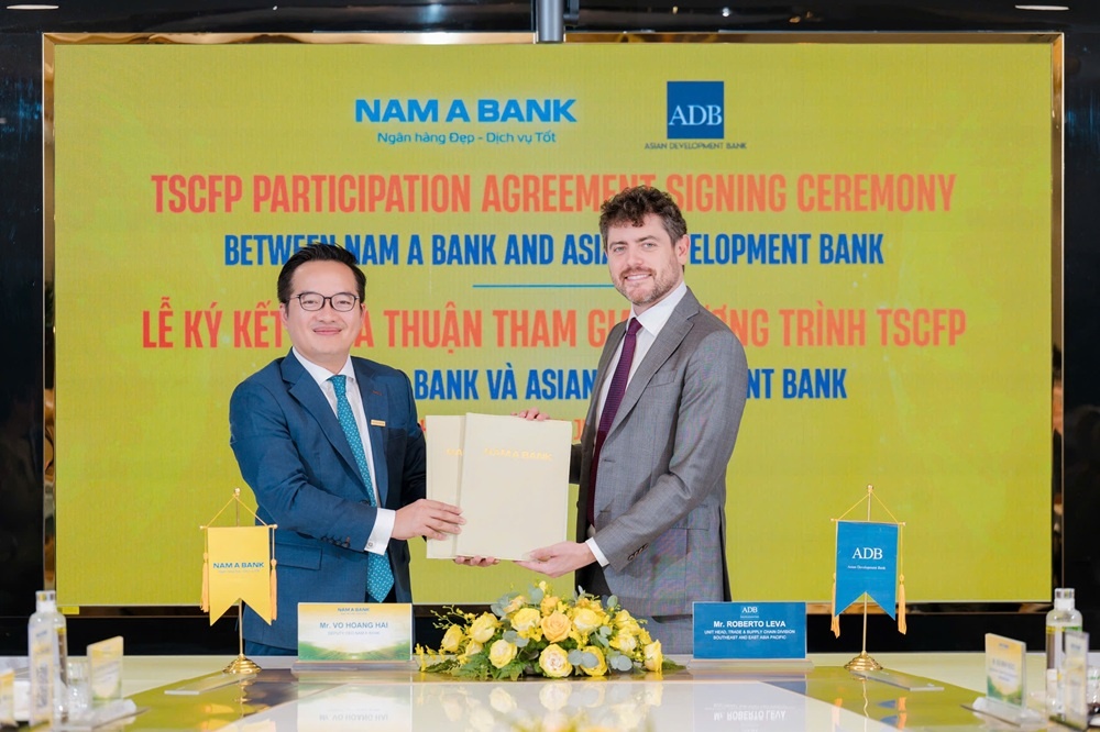 Nam A Bank hợp tác cùng ADB thúc đẩy tài trợ thương mại Nam A Bank hợp tác cùng ADB thúc đẩy tài trợ thương mại