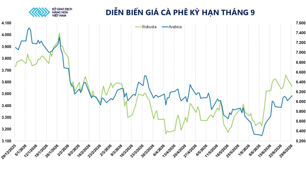 Thị trường hàng hóa: MXV-Index giảm nhẹ, dòng tiền tập trung vào nhóm họ đậu và cà phê Thị trường hàng hóa: MXV-Index giảm nhẹ, dòng tiền tập trung vào nhóm họ đậu và cà phê