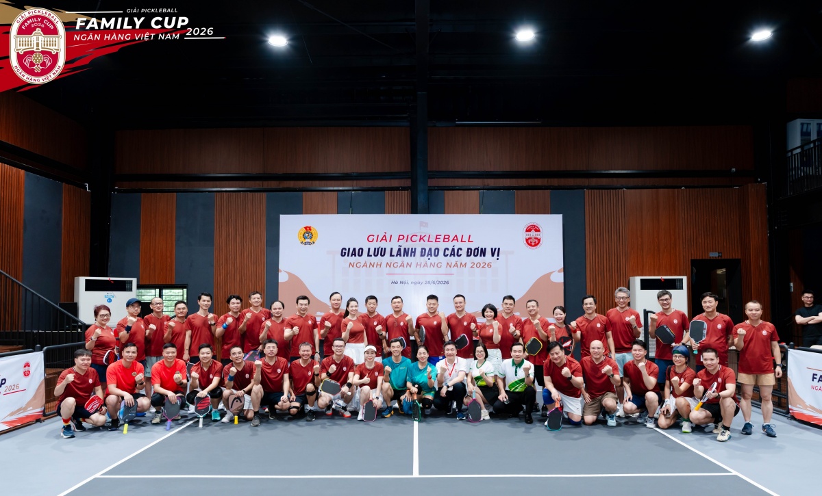Pickleball Family Cup Ngân hàng Việt Nam 2026: Nội dung giao lưu lãnh đạo sôi nổi và thắm tình đoàn kết Pickleball Family Cup Ngân hàng Việt Nam 2026: Nội dung giao lưu lãnh đạo sôi nổi và thắm tình đoàn kết