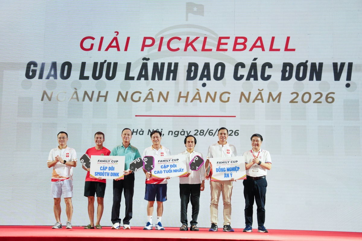 Pickleball Family Cup Ngân hàng Việt Nam 2026: Nội dung giao lưu lãnh đạo sôi nổi và thắm tình đoàn kết Pickleball Family Cup Ngân hàng Việt Nam 2026: Nội dung giao lưu lãnh đạo sôi nổi và thắm tình đoàn kết