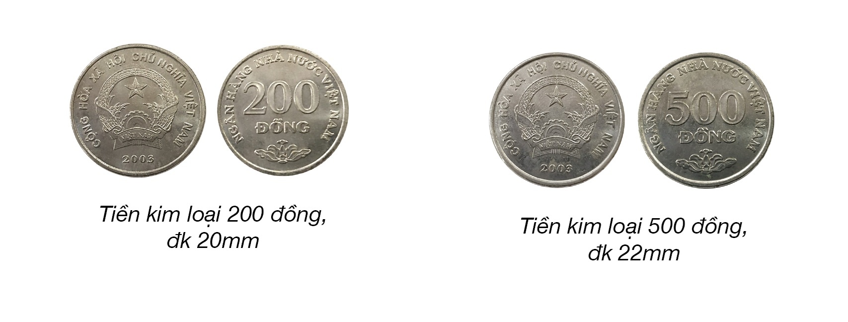 Tiền polymer và tiền kim loại (2003 - nay) - Kỳ III