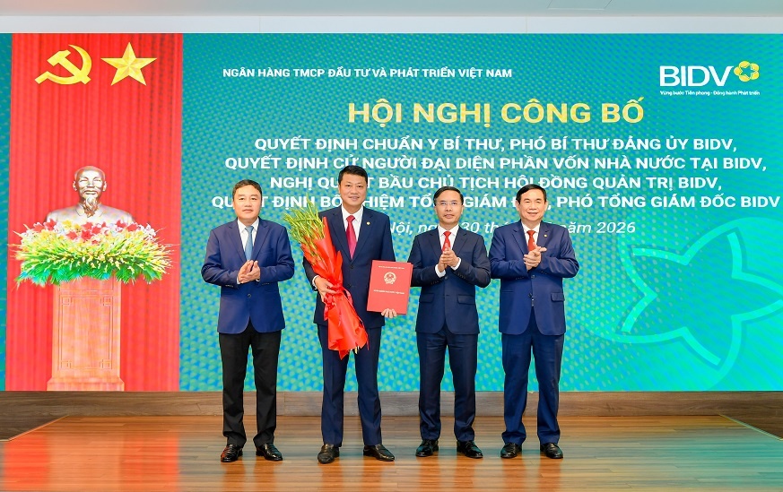 BIDV công bố quyết định nhân sự cấp cao