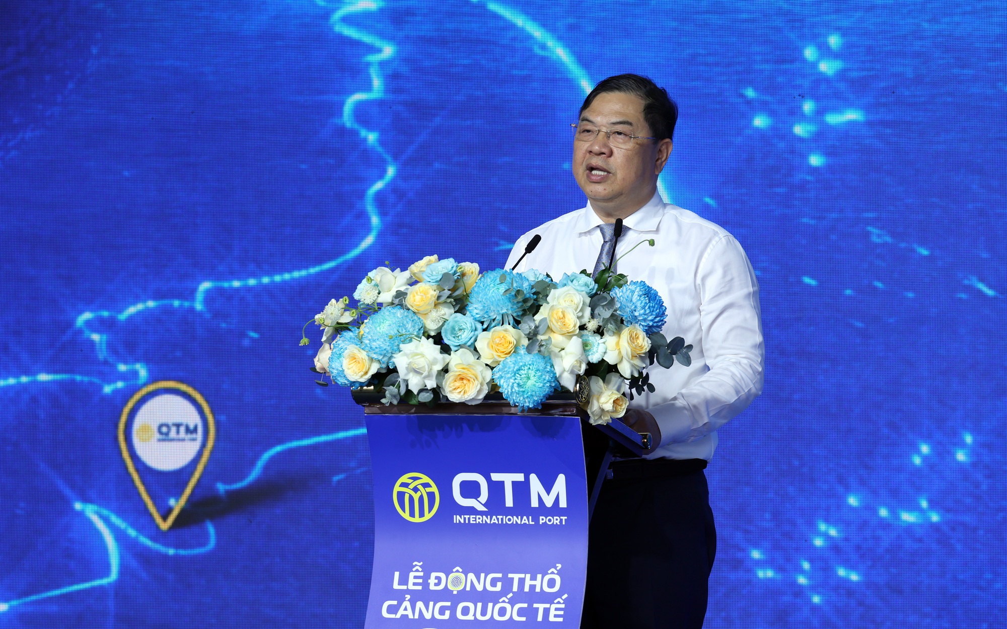 Phó Thủ tướng Thường trực Phạm Gia Túc dự lễ khởi công dự án cảng biển thuộc Cụm cảng nước sâu Cái Mép-Thị Vải (TPHCM)