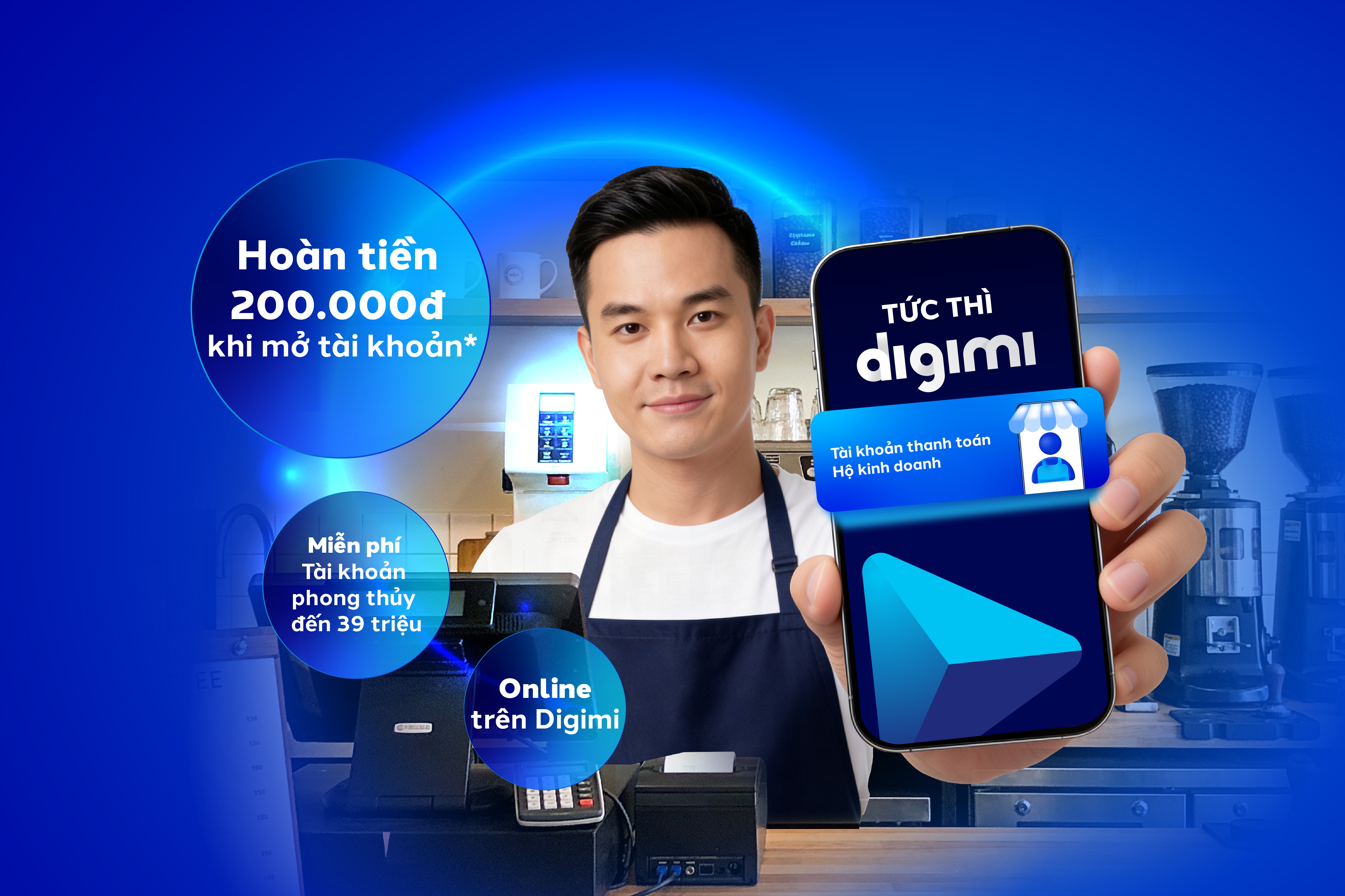 BVBank thúc đẩy giải pháp số hoá dành cho hộ kinh doanh với ưu đãi hoàn đến 200.000 đồng khi mở tài khoản