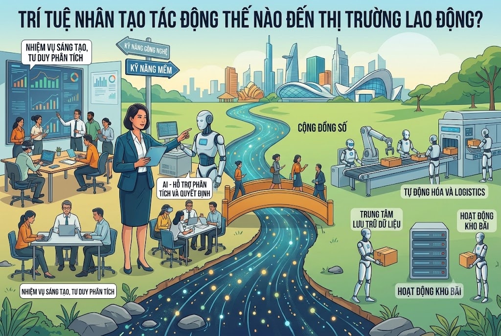 Trí tuệ nhân tạo tác động thế nào đến thị trường lao động? Trí tuệ nhân tạo tác động thế nào đến thị trường lao động?