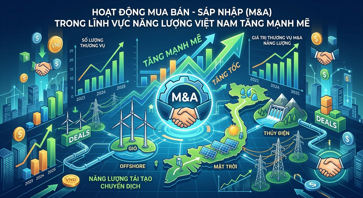 các thương vụ M&A ngày càng phản ánh xu hướng tái cấu trúc ngành điện các thương vụ M&A ngày càng phản ánh xu hướng tái cấu trúc ngành điện