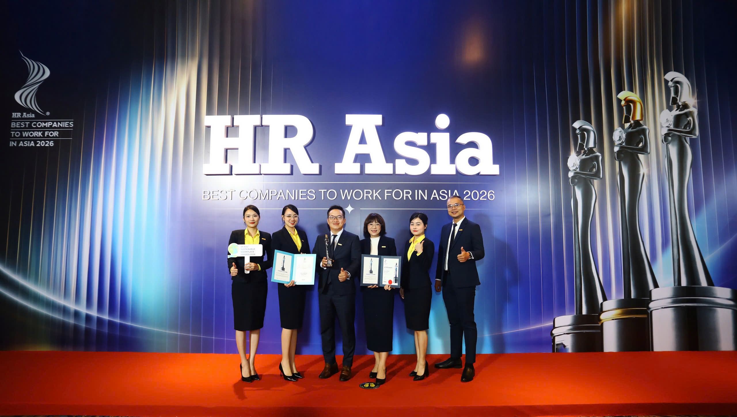 Nam A Bank lần đầu tiên được vinh danh tại hạng mục Sustainable Workplace Awards.