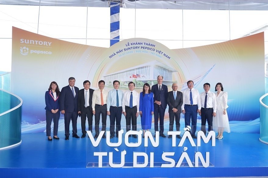 Suntory PepsiCo khánh thành nhà máy tại Tây Ninh lớn nhất khu vực châu Á