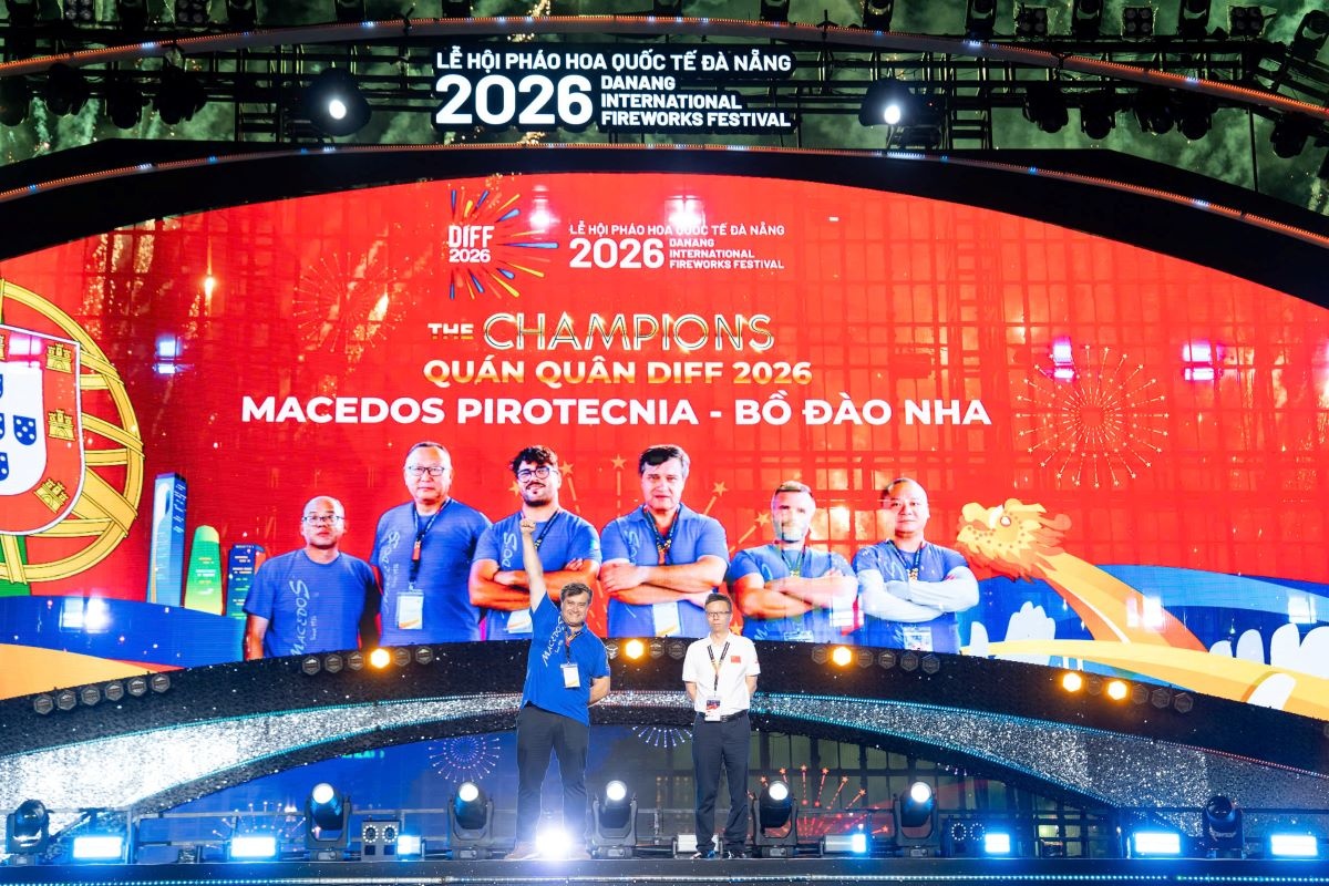 Những màn pháo hoa đầy cảm xúc đã thành công mang ngôi vương DIFF 2026 về cho đội Bồ Đào Nha