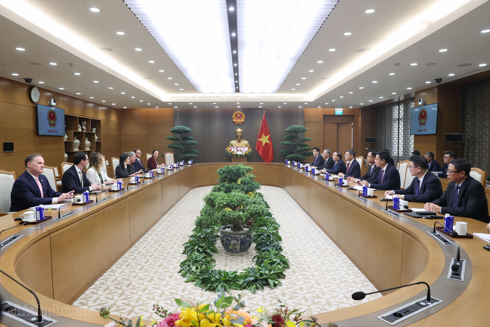 Thủ tướng Chính phủ Lê Minh Hưng tiếp Đại sứ Hoa Kỳ Thủ tướng Chính phủ Lê Minh Hưng tiếp Đại sứ Hoa Kỳ- Ảnh 6.
