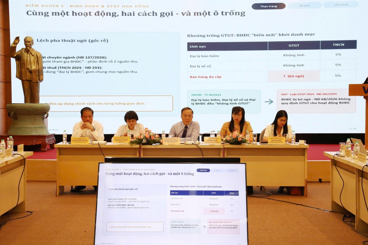 Các diễn giả thảo luận tại tọa đàm
