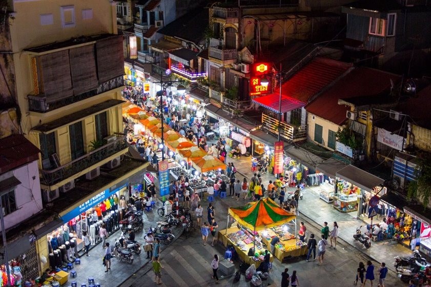 Chợ đêm phố cổ Hà Nội (Ảnh minh họa). Chợ đêm phố cổ Hà Nội (Ảnh minh họa).