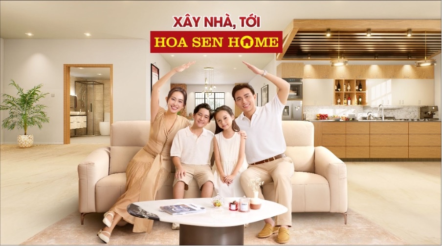 Hoa Sen Home ra mắt TVC mới, khẳng định thông điệp mạnh mẽ: “Xây nhà, tới Hoa Sen Home”