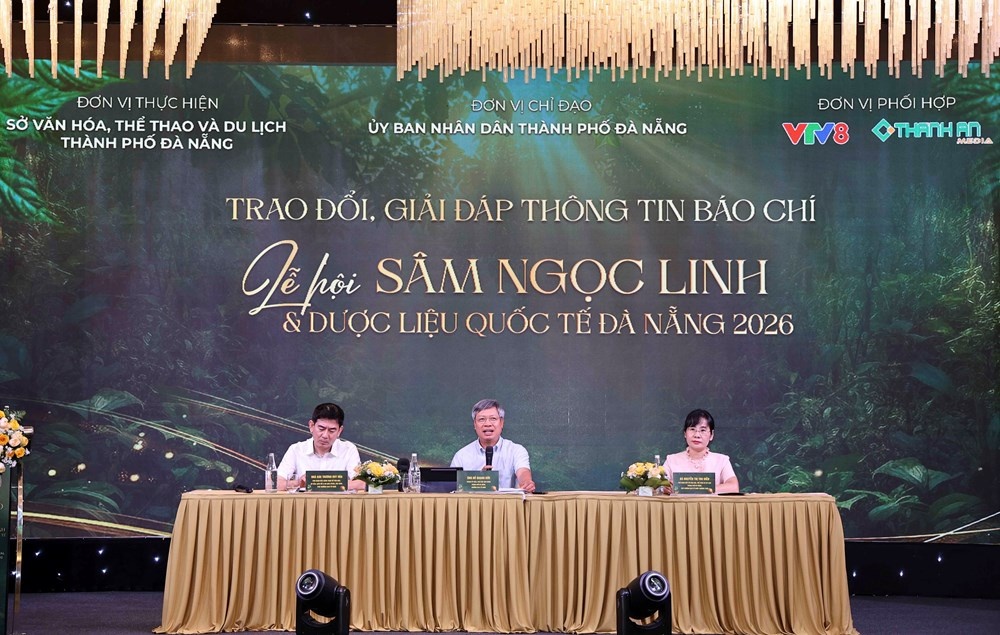 Sắp diễn ra Lễ hội Sâm Ngọc Linh và Dược liệu quốc tế Đà Nẵng 2026 Sắp diễn ra Lễ hội Sâm Ngọc Linh và Dược liệu quốc tế Đà Nẵng 2026