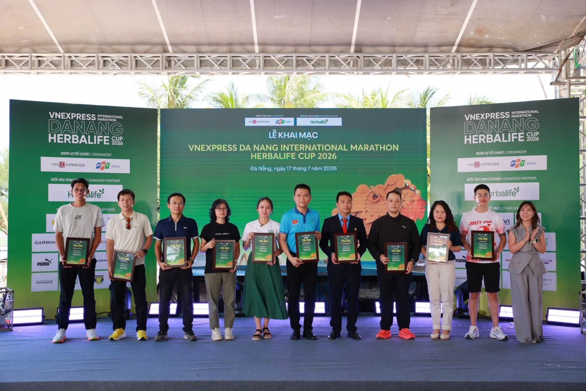 Hơn 1000 vận động viên quốc tế tham gia VnExpress Đà Nẵng International Marathon Herbalife Cup 2026
