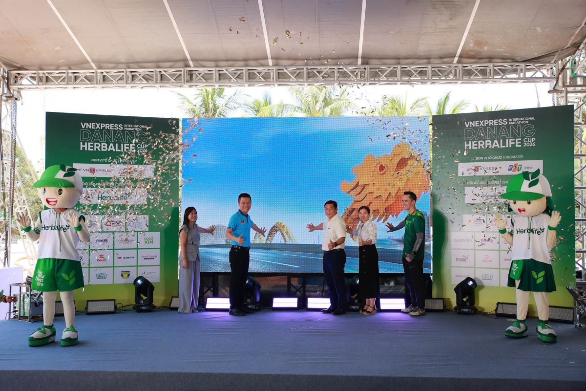 Hơn 1000 vận động viên quốc tế tham gia VnExpress Đà Nẵng International Marathon Herbalife Cup 2026