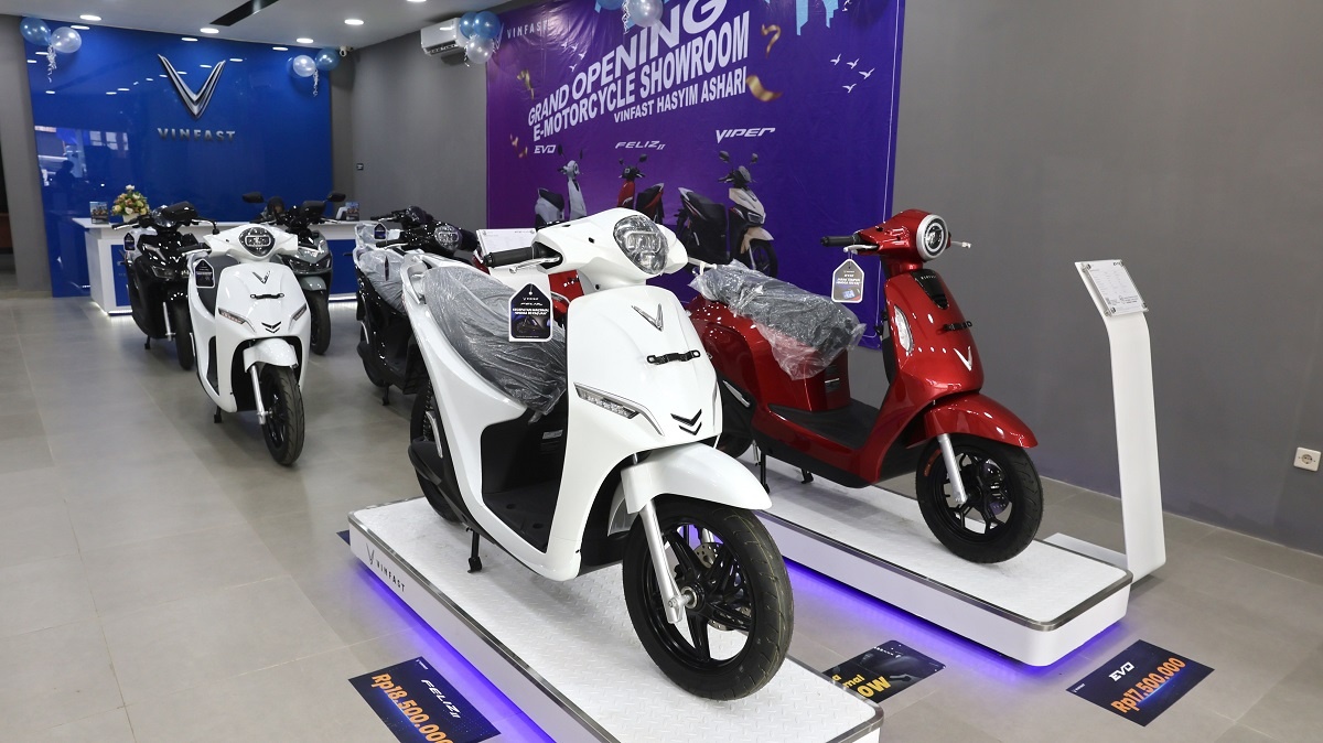 VinFast khai trương 20 đại lý xe máy điện tại Indonesia, mở rộng hệ sinh thái giao thông xanh trên toàn quốc VinFast khai trương 20 đại lý xe máy điện tại Indonesia, mở rộng hệ sinh thái giao thông xanh trên toàn quốc