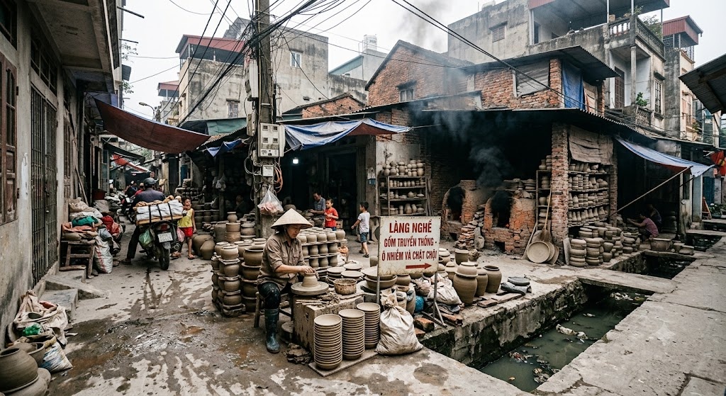 hệ thống làng nghề còn là Làng nghề trước ngã rẽ phát triển: Không thể đánh đổi môi trường lấy tăng trưởng
