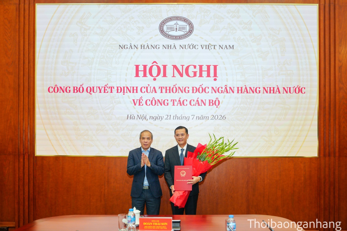 Công bố Quyết định điều động, bổ nhiệm Phó Vụ trưởng Vụ Tổ chức cán bộ NHNN Công bố Quyết định điều động, bổ nhiệm Phó Vụ trưởng Vụ Tổ chức cán bộ NHNN