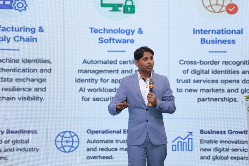 Ông Vikash Sharma, Quản lý Khách hàng Chiến lược khu vực ASEAN của DigiCert Ông Vikash Sharma, Quản lý Khách hàng Chiến lược khu vực ASEAN của DigiCert