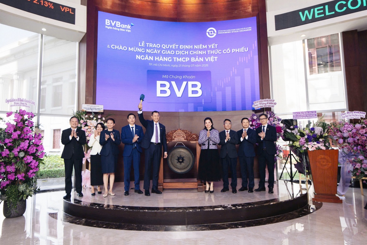 BVBank chính thức niêm yết cổ phiếu BVB trên sàn HoSE, mở ra chu kỳ tăng trưởng mới BVBank chính thức niêm yết cổ phiếu BVB trên sàn HoSE, mở ra chu kỳ tăng trưởng mới