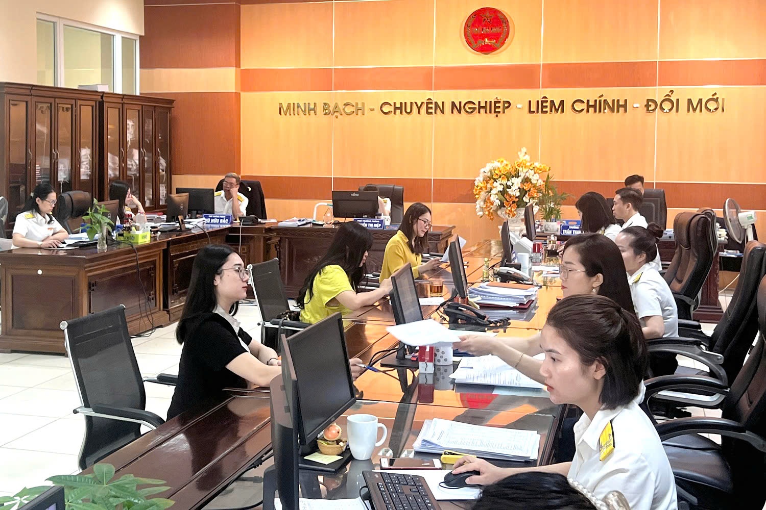 Kiểm tra thuế bằng phương thức điện tử: Giảm tiếp xúc trực tiếp, tăng cường tính công khai Kiểm tra thuế bằng phương thức điện tử: Giảm tiếp xúc trực tiếp, tăng cường tính công khai
