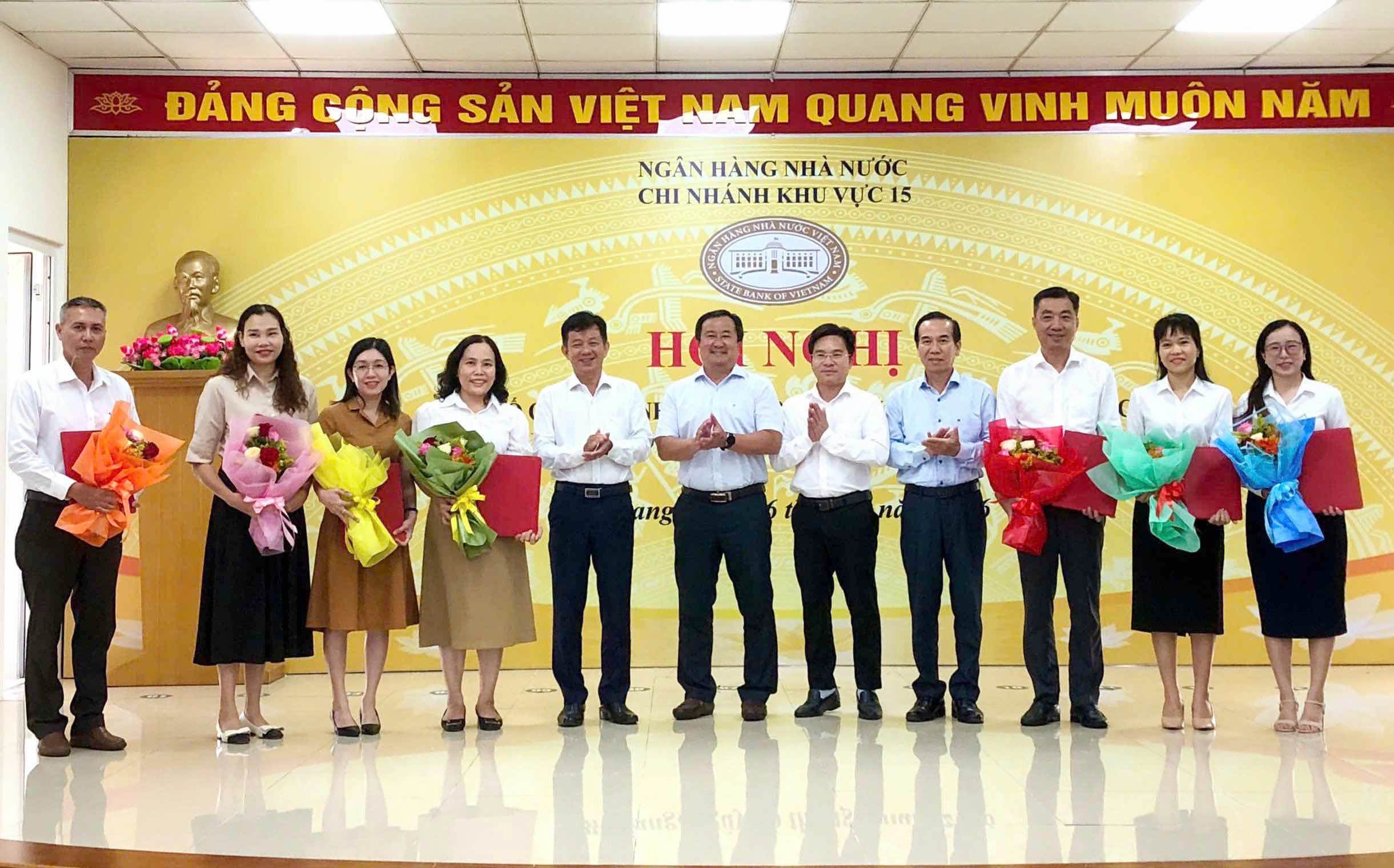 Ngân hàng Nhà nước Khu vực 15 công bố bổ nhiệm một loạt nhân sự mới