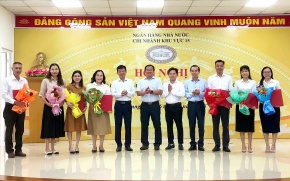 Ngân hàng Nhà nước Khu vực 15 công bố bổ nhiệm một loạt nhân sự mới