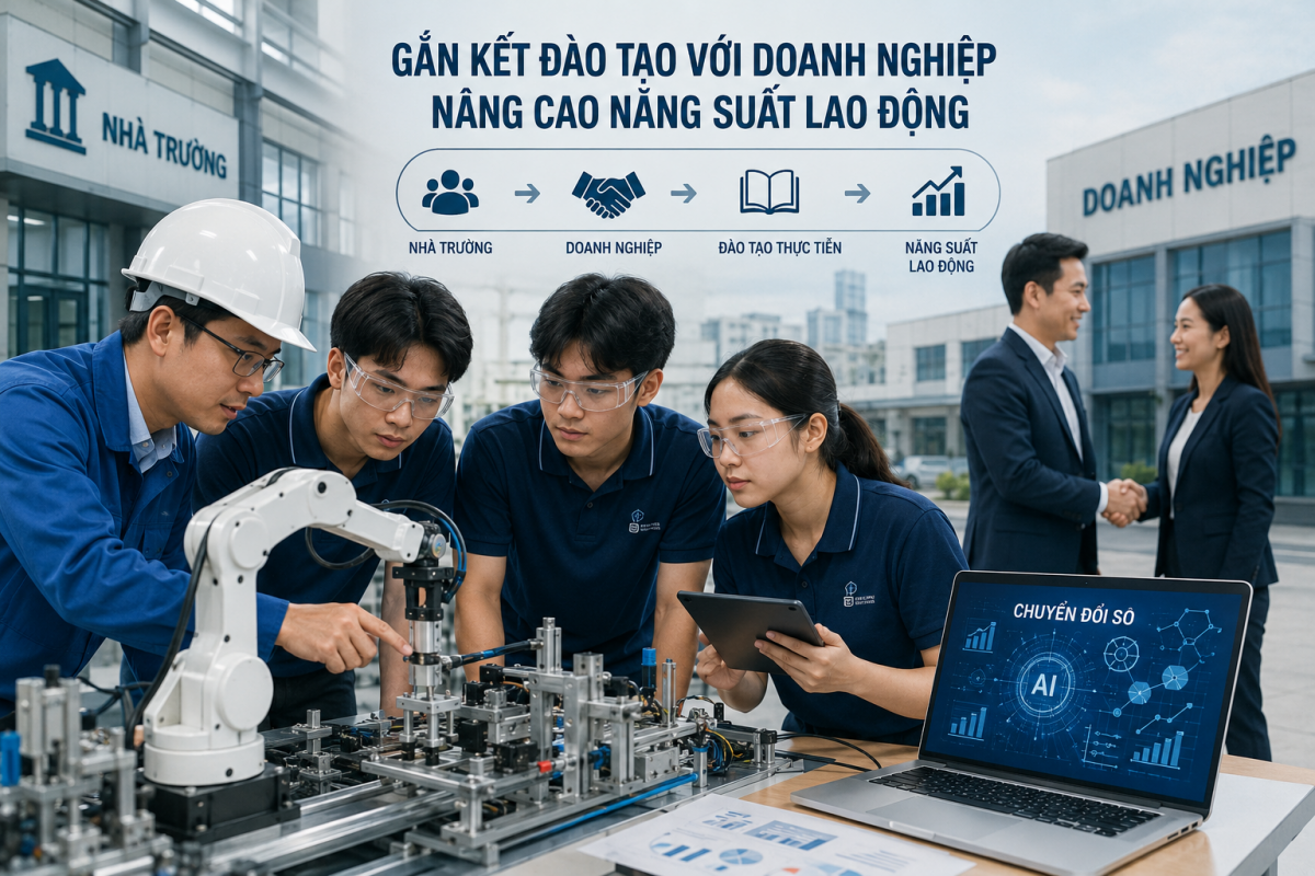 Gắn kết đào tạo với doanh nghiệp - chìa khóa nâng cao năng suất lao động