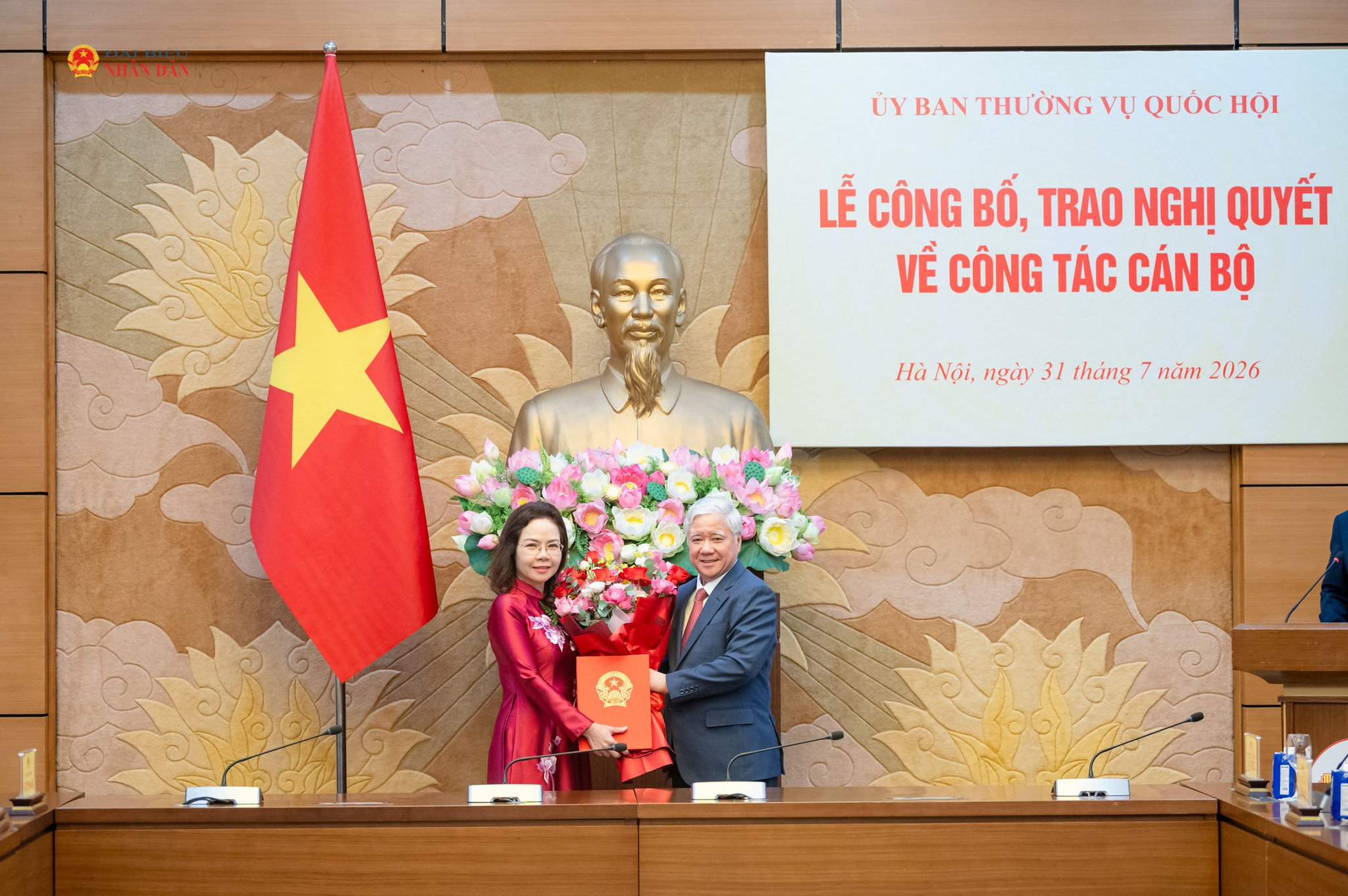 Vụ trưởng Vụ Tín dụng, Ngân hàng Nhà nước Việt Nam được bổ nhiệm giữ chức Trợ lý Phó Chủ tịch Quốc hội
