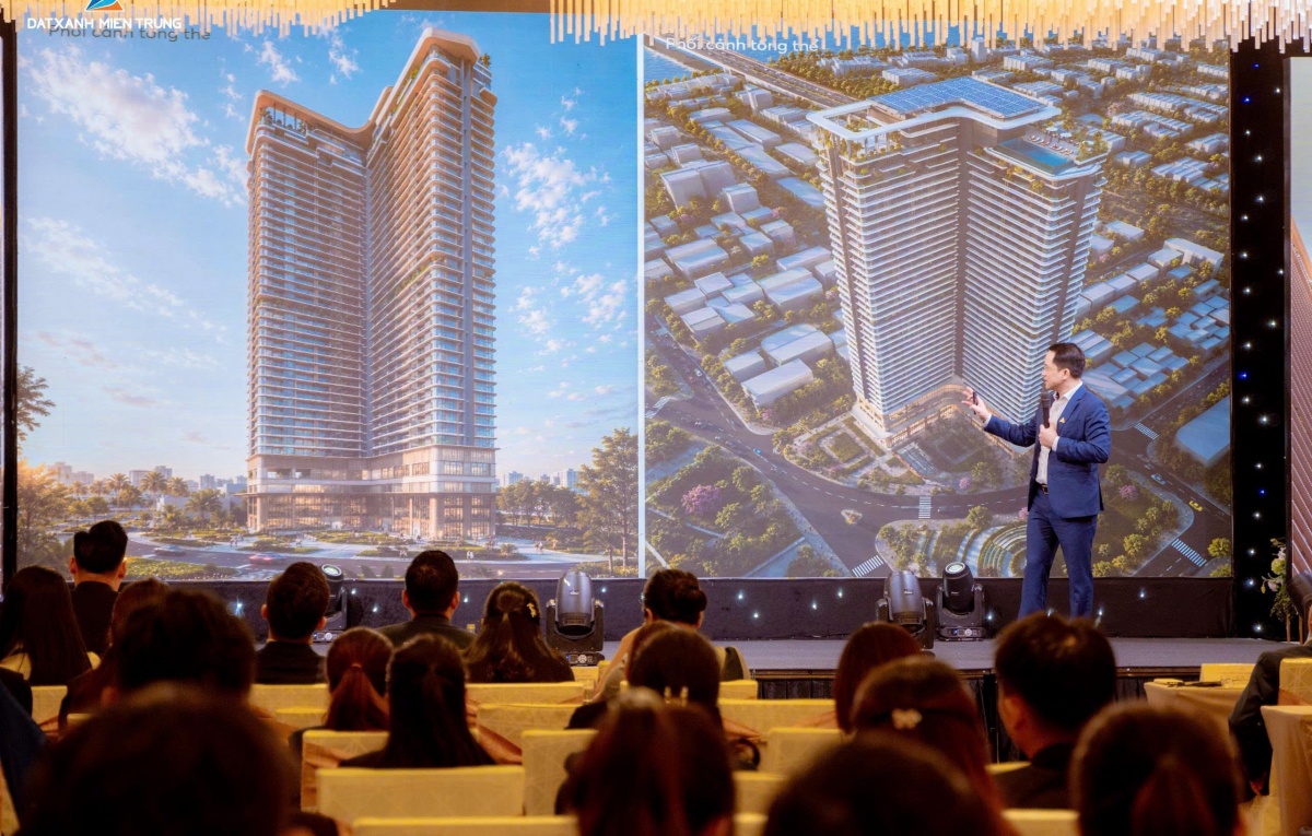 Ông Trần Xuân Thông - Tổng giám đốc Đất Xanh Miền Trung chia sẻ những thông tin đầu tiên về dự án Ông Trần Xuân Thông - Tổng giám đốc Đất Xanh Miền Trung chia sẻ những thông tin đầu tiên về dự án