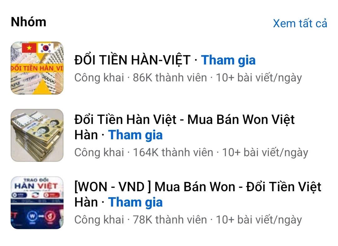 Cảnh giác bẫy lừa đảo đổi tiền Việt - Hàn trên mạng xã hội Cảnh giác bẫy lừa đảo đổi tiền Việt - Hàn trên mạng xã hội