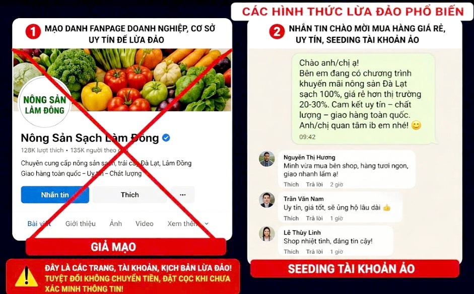 undefined Cảnh giác chiêu trò giả mạo doanh nghiệp bán nông sản để lừa đảo